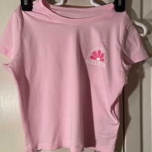 NWOT Hollister Baby Pink Crop Top